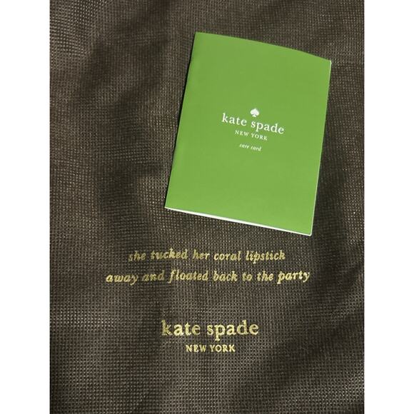 NWT Kate Spade Carlisle Street Elena Patent Leather Black and Grey Purse Handbag